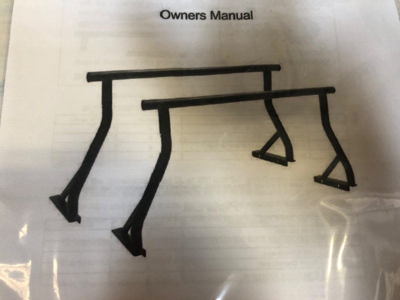 Photo 2 of 800Ibs Capacity Extendable Steel Pick-Up Truck Ladder Rack Two-bar Set - Black (USPTO Patent Pending)
Visit the AA Products Inc. Store