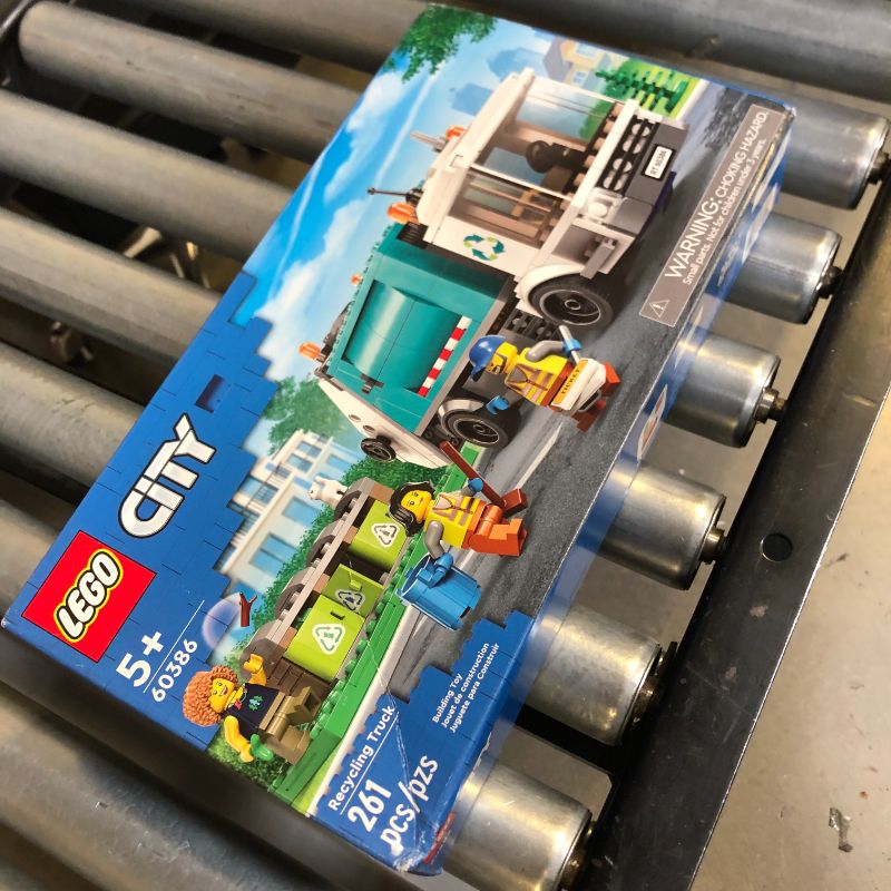 Photo 2 of LEGO City Recycling Truck 60386, Toy Vehicle Set with 3 Sorting Bins, Gift Idea for Kids 5 Plus Years Old, Educational Sustainable Living Series