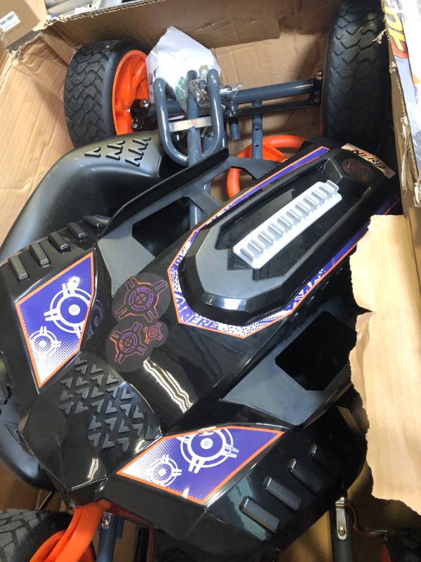 Photo 3 of Hauck Nerf Battle Racer Pedal Go Kart, Orange/Grey/Black