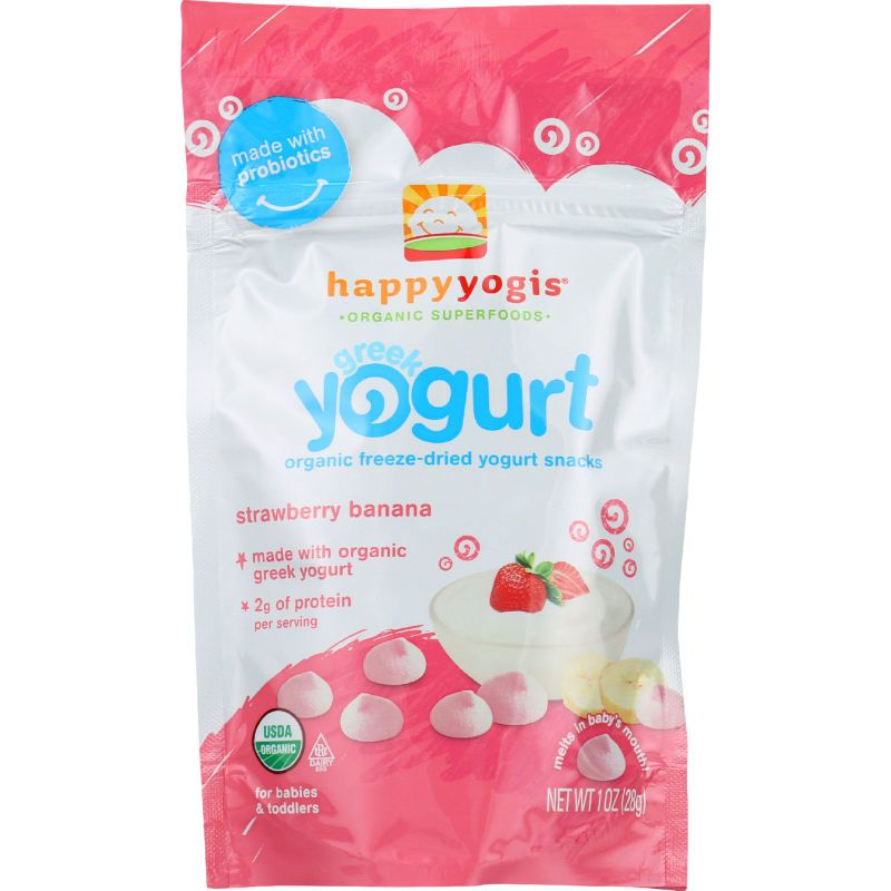 Photo 1 of 1 Ounce, Organic Greek Yogurt Snacks, Strawberry Banana PACK OF 7
