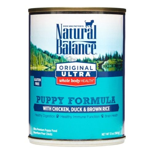 Photo 1 of  Whole Body Healthy Puppy Food, Ultra Premium, with Chicken, Duck & Brown Rice - 13 oz PACK OF 12