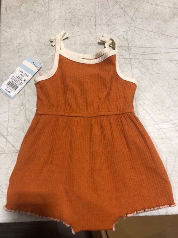 Photo 2 of Baby Girls' Firefly Ribbed Romper - Cat & Jack™3-6 month
