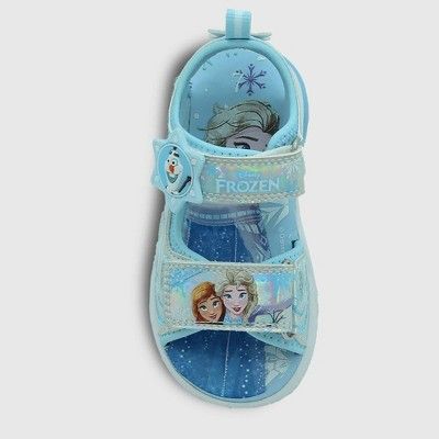 Photo 1 of Toddler Girls’ Disney Frozen Adventure Ankle Strap Sandals – Blue SIZE 12 