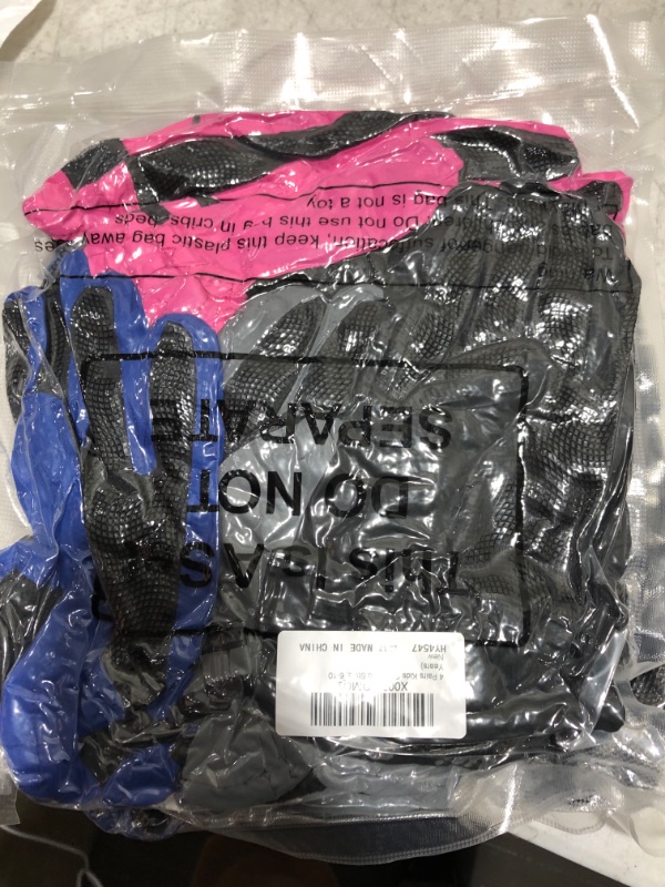 Photo 1 of 4 Pairs Kids Ski Gloves, Warm Waterproof and Breathable Snow Gloves for Cold Weather Kids Sledding Snowboard Skating Cycling Vivid Style 6-10 Years
