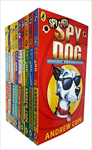 Photo 1 of Andrew Cope Spy Dogs Collection 10 Books Set (Unleashed, Mummy Madness, Captured, Rocket Rider, Storm Chaser, Brainwashed, Spy Dog, Teachers Pet, Rollercoaster, Superbrain) 