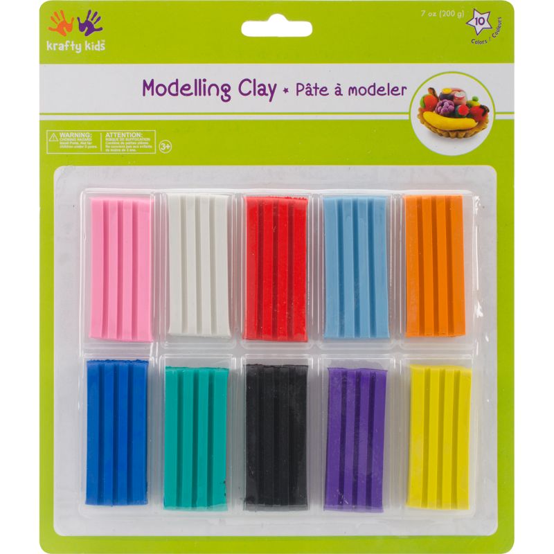 Photo 1 of 10 Colors - Modeling Clay 200 Grams/Pkg
