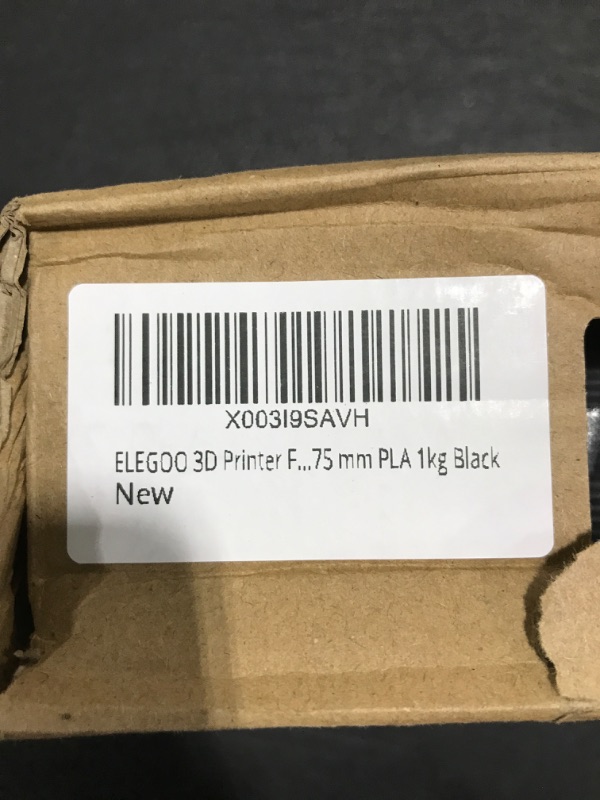 Photo 4 of ELEGOO PLA Filament 1.75mm 3D Printer Filament, Dimensional Accuracy +/- 0.02 mm, Compatible with Most FDM Printer,Blue 1KG 1kg BLACK. PHOTO FOR REFERENCE. 