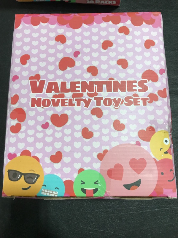 Photo 2 of 28 Pack Kids Valentines Day Gift Novelty Toy Set Includes Foam Planes,Shutter Shades,Bubble Wands,Sticky Hands,Spring Toys,for Classroom Exchange Prizes,Valentine Party Favors,Valentine‘s Gifts. 