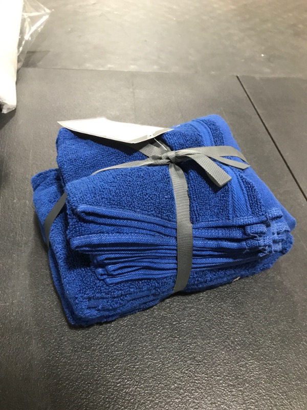 Photo 2 of 
6pc Performance Bath Towel Set Blue - Threshold