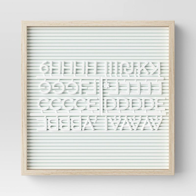 Photo 1 of 11" X 11" Plastic Slat Letterboard - Room Essentials™
