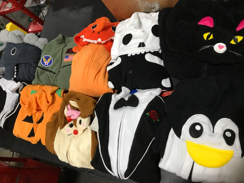 Photo 3 of Adult Animal/Character Onesies -- Various Sizes -- AS IS -- Pack of 10 