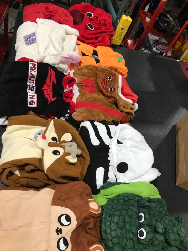 Photo 3 of Adult Animal/Character Onesies -- Various Sizes -- AS IS -- Pack of 10 