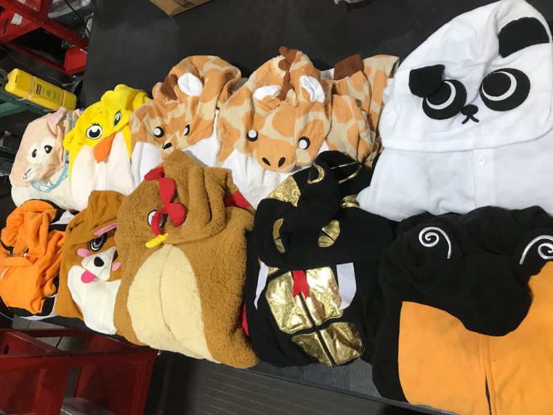 Photo 3 of Adult Animal/Character Onesies -- Various Sizes -- AS IS -- Pack of 10 