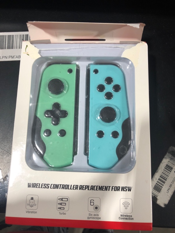 Photo 2 of EJGAME Wireless JoyCon Controller Replacement Compatible with Nintendo Switch,Left and Right Remote Controllers Compatible with Nintendo Switch