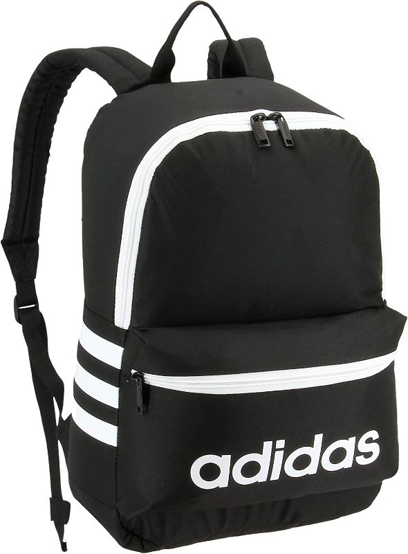 Photo 1 of adidas Classic 3S Backpack, Black/White, One Size