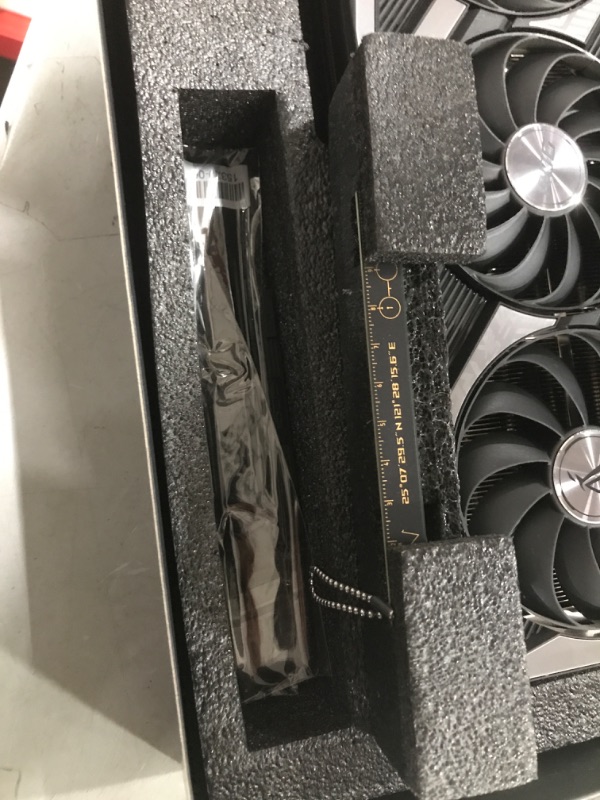 Photo 5 of ASUS ROG STRIX NVIDIA GeForce RTX 3090 Gaming Graphics Card- PCIe 4.0, 24GB GDDR6X, HDMI 2.1, DisplayPort 1.4a, Axial-Tech Fan Design, 2.9-Slot Graphic Card