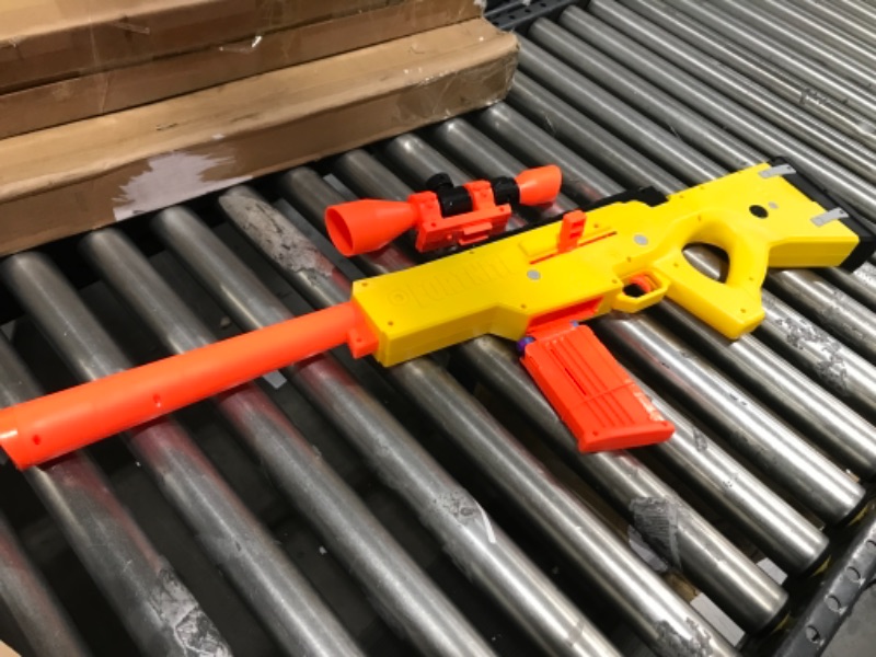 Photo 2 of  Nerf Fortnite BASR-L Blaster Includes 12 Official Nerf Darts for Ages 8 and up 