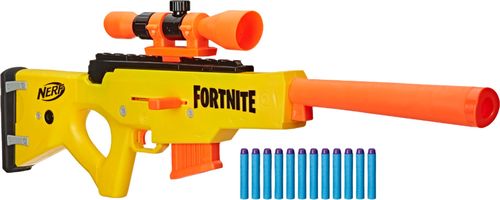 Photo 1 of  Nerf Fortnite BASR-L Blaster Includes 12 Official Nerf Darts for Ages 8 and up 