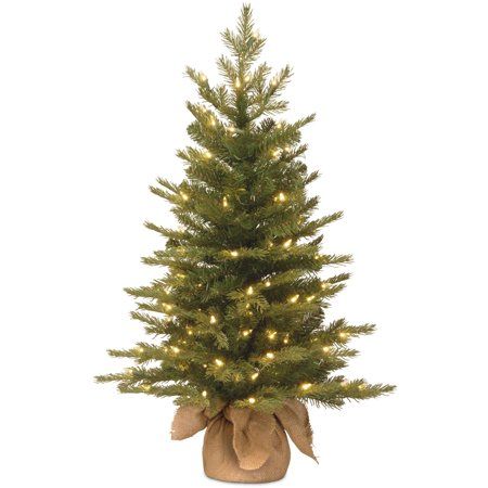 Photo 1 of  National Tree Company Clear Prelit Incandescent Green Spruce Christmas Tree 3 