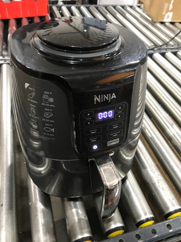 Photo 2 of  Ninja AF101 Air Fryer that Crisps, Roasts, Reheats, & Dehydrates, for Quick, Easy Meals, 4 Quart Capacity, & High Gloss Finish, Black/Grey 