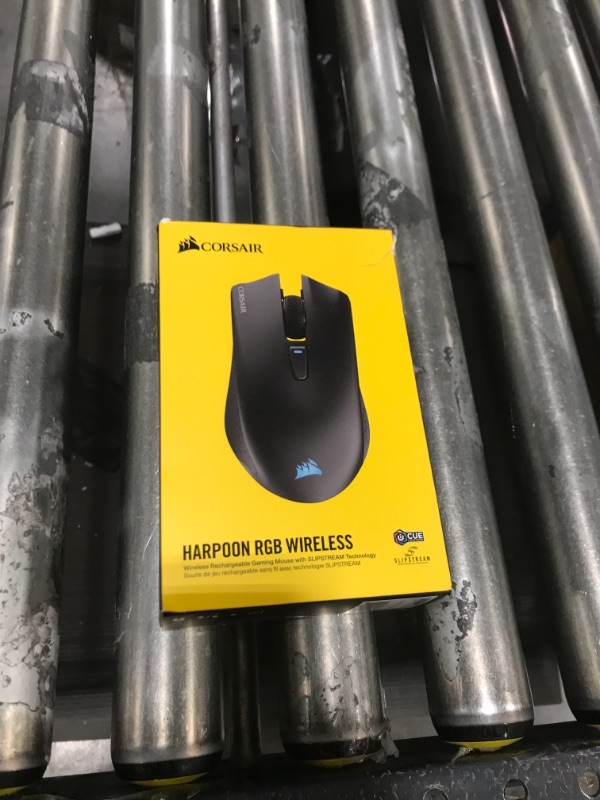 Photo 5 of Corsair Harpoon RGB Wireless - Wireless Rechargeable Gaming Mouse with SLIPSTREAM Technology - 10,000 DPI Optical Sensor