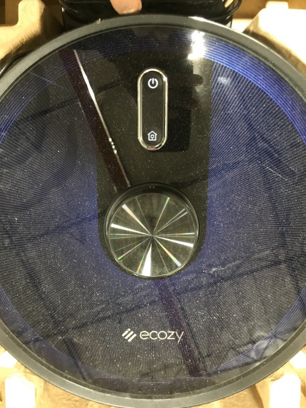 Photo 2 of ecozy LD200B Robot Vacuum and Mop Cleaner with LiDAR Navigation, 3500Pa Suction, Large Individual Dustbin and Water Tank, Compatible with Alexa, Multi-Floor Mapping, Ideal for Pet Hair (Blue)