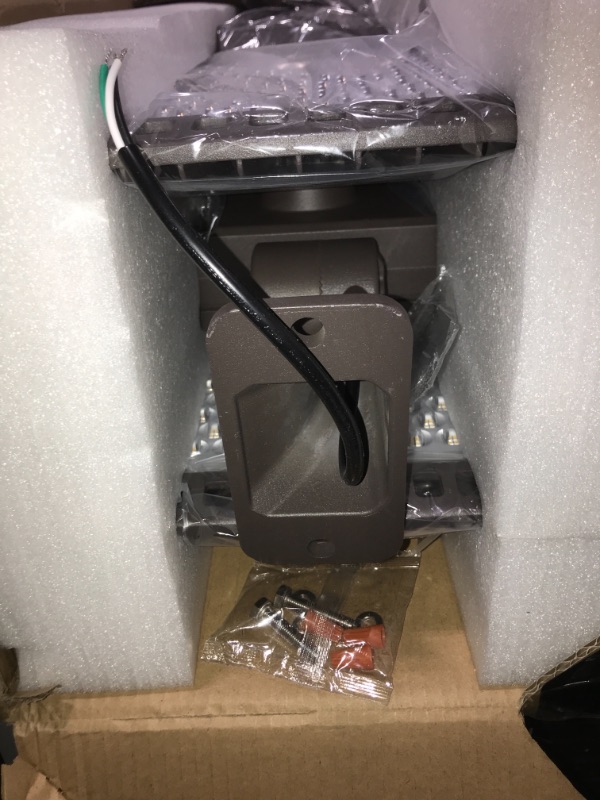 Photo 1 of 320W LED Parking Lot Light Arm Mount Parking Lot Lighting (44800Lm Eqv 1200W HPS) 5000K LED Street Light with Dusk to Dawn IP65 Outdoor Area Light for Parking Lot Save 2400KW*3/Y(5Hrs/Day)-3Pack Arm Mount ||3Pack
