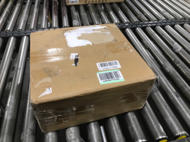 Photo 1 of 14.5"Flat Free Wheelbarrow Tire with 3/4 & 5/8 Wheel Bearing, 3" Hub 13"-16" Universal Fit Air Less Tire 4.80/4.00-8 for Garden Cart Wagon Ribbed Tread Axle hole 16mm Foamed Polyurethane Tire