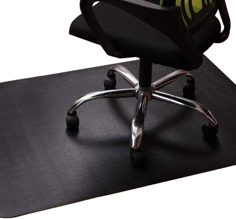 Photo 1 of Extra Large Computer Chair Mat for Hardwood Floors 53x45 Inches - Made of Polyethylene & EVA Materials - Non-Skid Chair Mat for Office or Home Use