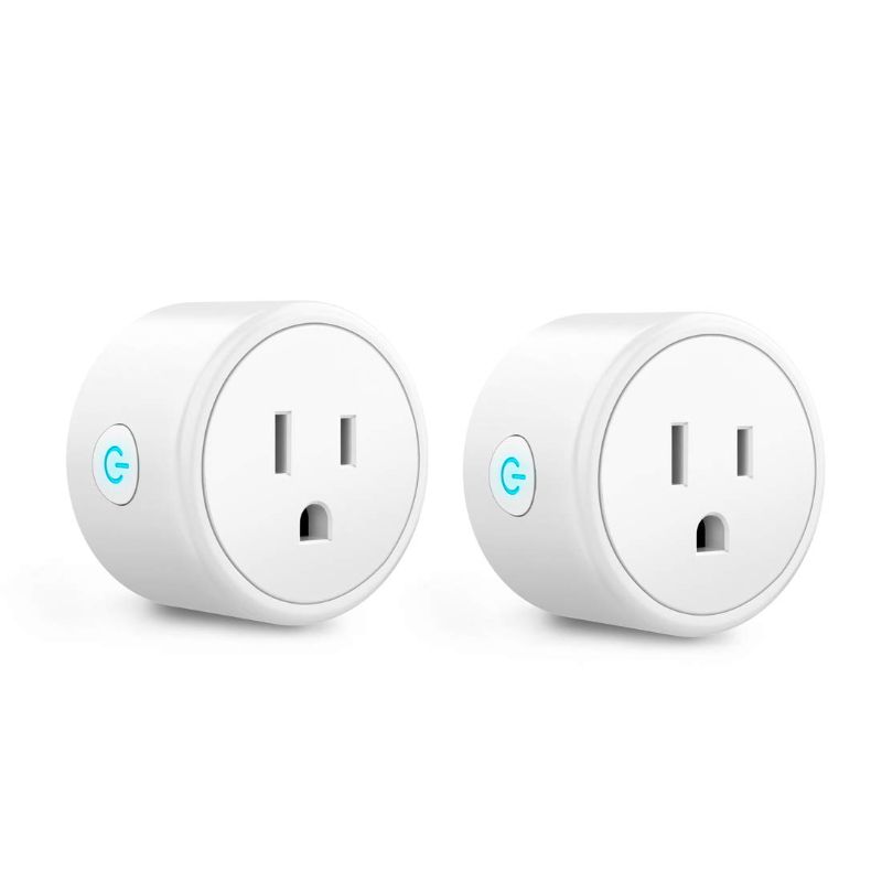 Photo 1 of Aoycocr Mini Smart Plugs - Bluetooth WiFi Outlet Compatible with Alexa, Google Home Assistant, Remote Control with Timer Function Switch,ETL/FCC/Rohs Listed Socket 2 Pack
