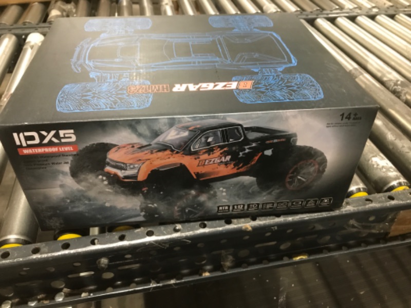 Photo 5 of BEZGAR HM123 Hobby Grade 1:12 Scale RC Trucks, 4WD High Speed 45 Km/h All Terrains Electric Toy Off Road RC Monster Truck Vehicle Car with Rechargeable Battery for Boys and Adults