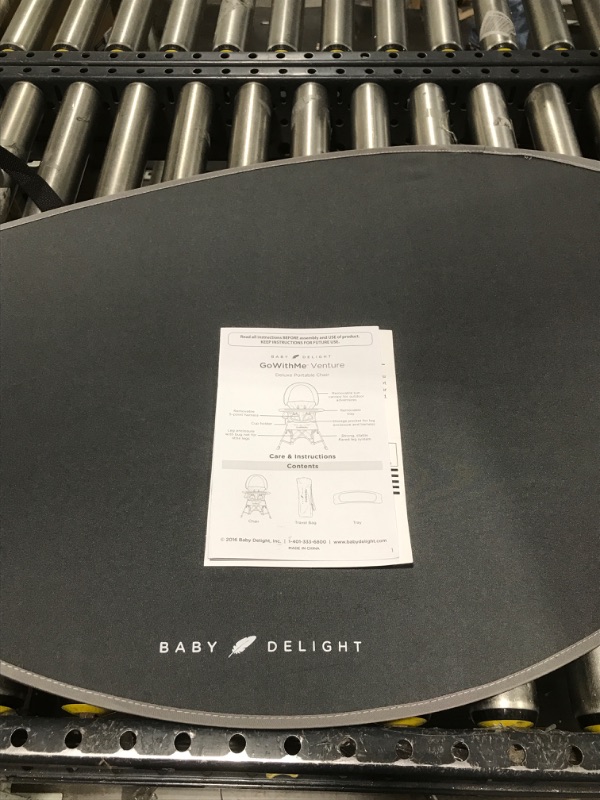 Photo 3 of Baby Delight Go with Me Uplift Deluxe Portable High Chair | Sun Canopy | Indoor and Outdoor | Grey