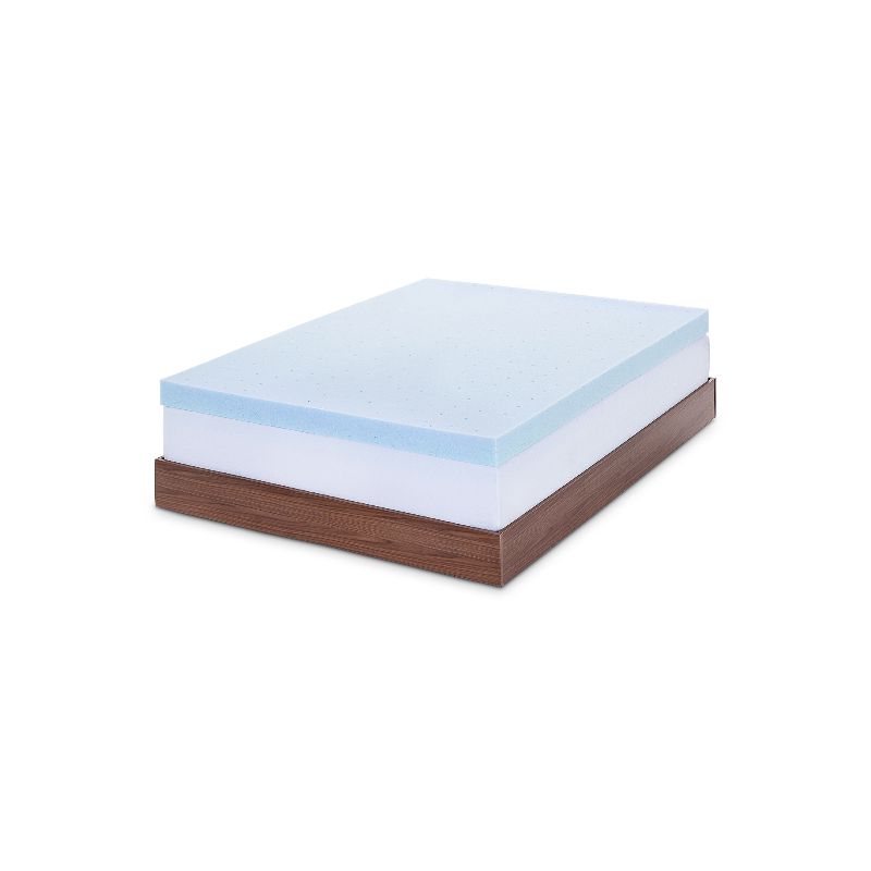 Photo 1 of  Lucid Comfort Collection Lucid Comfort Collection 4'' Gel Memory Foam Mattress Topper, TWIN