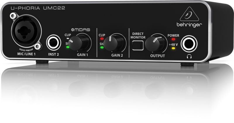 Photo 1 of  Behringer U-Phoria UMC22 USB Audio Interface 