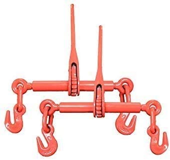 Photo 1 of 2 Pack Truck Trailer Load Binder Ratchet Chain Binder for 1/4" to 5/16" Chain (Working Load Limit: 2,600 LBS)
