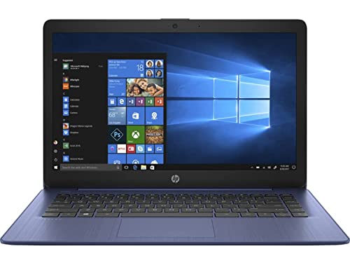 Photo 1 of  HP Stream Laptop 14-cb120ds 14" Intel Celeron N4020 4 GB Memory; 64 GB EMMC Storage Windows 11 S Royal Blue(Renewed) 