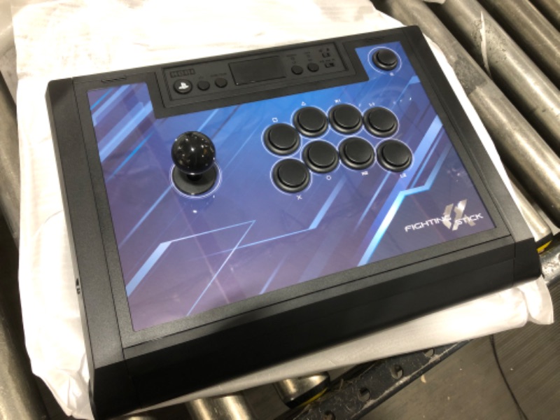 Photo 2 of  Hori - Tournament Grade Fighting Stick ? Equipped with the HAYABUSA Joystick for PlayStation 5 PlayStation 4 and Windows PC - Black 