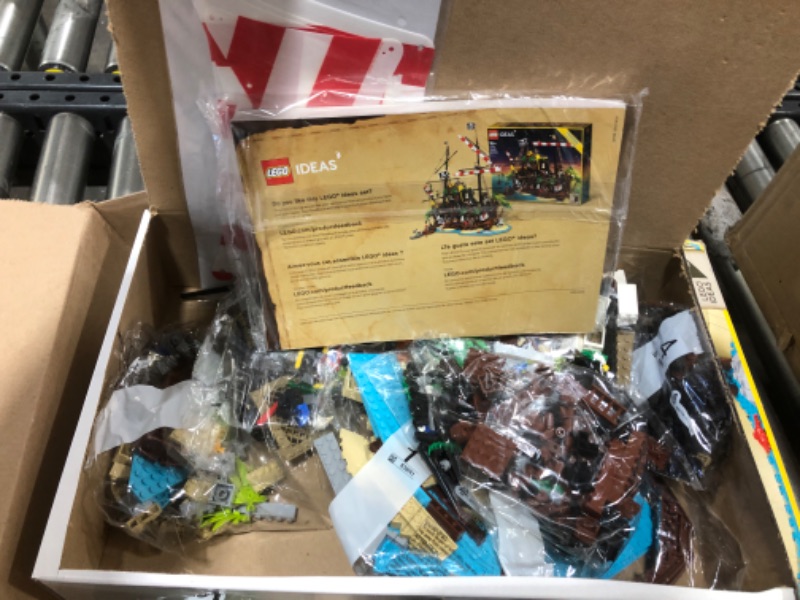Photo 1 of  LEGO Ideas Pirates of Barracuda Bay 21322 Building Kit, Cool Pirate Shipwreck Model with Pirate Action Figures for Play and Display, Makes a Great Birthday (2,545 Pieces) 