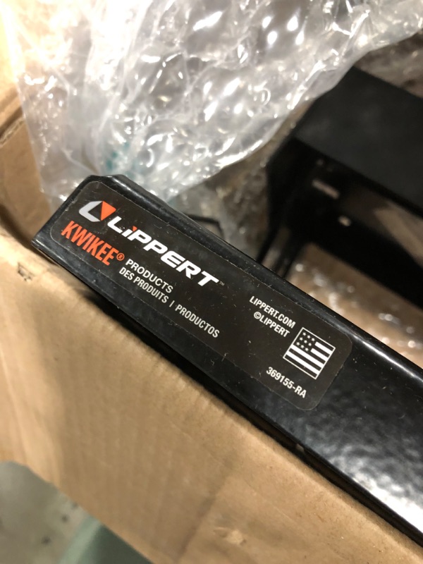 Photo 1 of Lippert Components Kwikee Electric Step 28 Series Frame for 5th Wheel RVs, Travel Trailers and Motorhomes--use, unable to test, box damage 