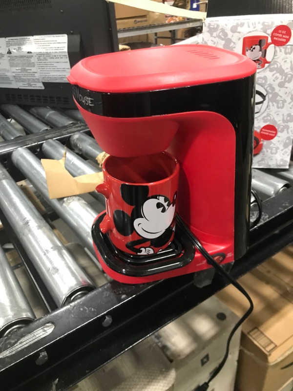 Photo 2 of Disney Mickey Mouse 1-Cup Coffee Maker with Mug