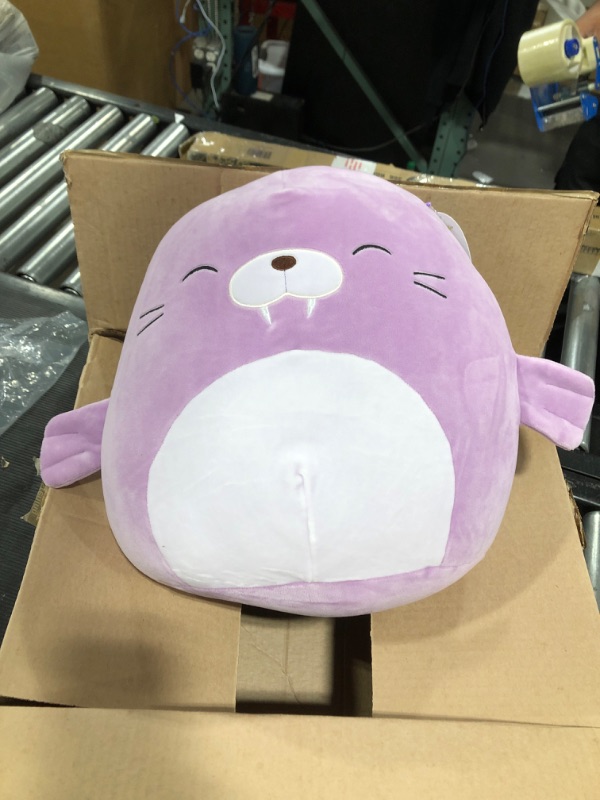 Photo 2 of Squishmallows Official Kellytoy Plush 12" Winnie The Walrus- Ultrasoft Stuffed Animal Plush Toy