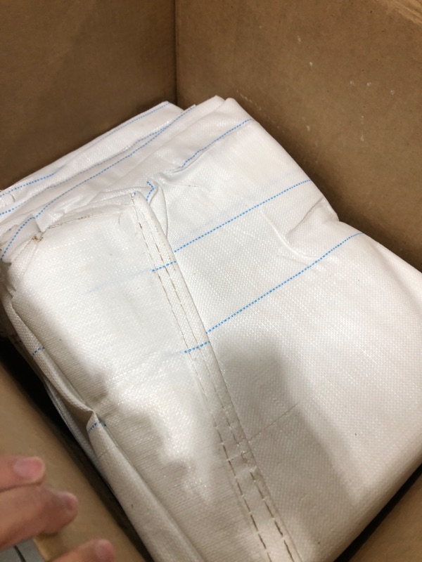 Photo 2 of 5 Pack FIBC Bulk Bag, Super Sack 1 Ton Bag, 35"L x 35"W x 43"H, 2200lbs SWL, Heavy Duty Bulk Bag, Woven Polypropylene Bags