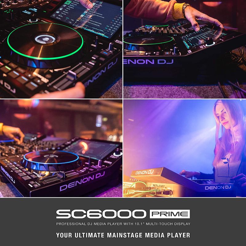 Photo 2 of Denon DJ SC6000 PRIME – Professional Standalone DJ Media Player with WiFi Music Streaming and 10.1-Inch Touchscreen