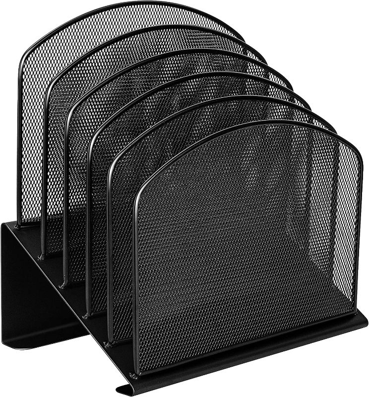 Photo 1 of Amazon Basics Mesh Five-Slot Sorter
