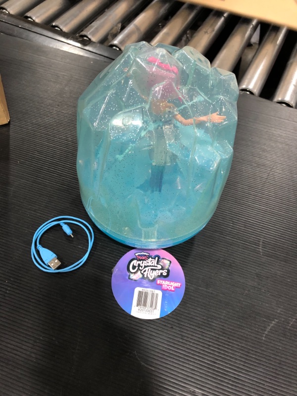 Photo 2 of Hatchimals Pixies, Crystal Flyers Starlight Idol Magical Flying Pixie Toy with Lights, Kids Toys for Girls Ages 6 and up Crystal Flyer - Skyblue