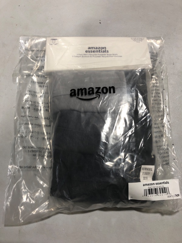 Photo 2 of Amazon Essentials Men's 3-Pack Boxer Shorts - size xl
