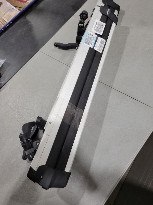 Photo 1 of BougeRV Ski & Snowboard Racks 3.0 with Anti-Theft Lock, Extension with Sliding Feature, 16'' Fits 3 Snowboards, Crab Mounting System Fits for Square/ Round/ Aero/ Oval Cross Bars C: Medium-3.0 Version