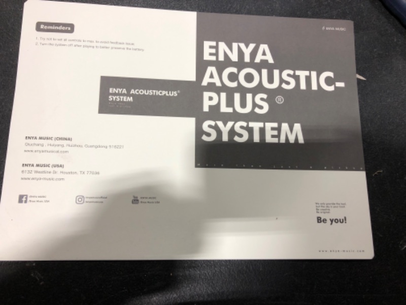 Photo 4 of Enya Carbon Fiber Acoustic Electric Guitar X4 Pro AcousticPlus 41” Cutaway Guitar Bundle with Hard Case, Leather Strap(EA-X4E Pro)