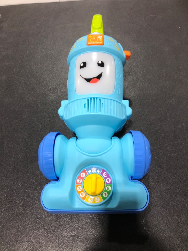 Photo 2 of Fisher-Price Light-Up Learning Vacuum&#44; Blue