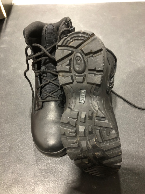 Photo 3 of 5.11 Men's ATAC 2.0 6" Tactical Side Zip Military Boots, Black, Style 12394 8.5 Black